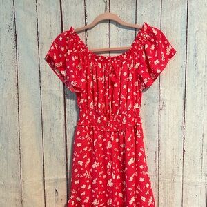 NWT Pink Floral midi Dress from Sienna Sky